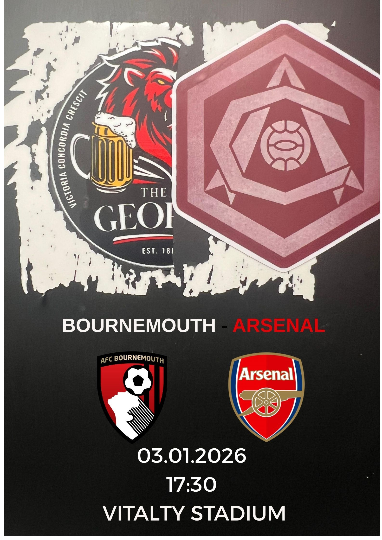 Bournemouth vs Arsenal Screening